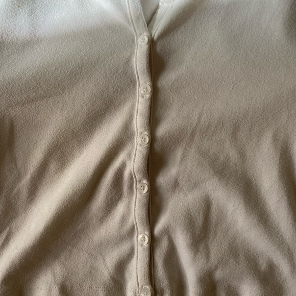 Sunday best Aritzia Button down crop top size M - Picture 3 of 4